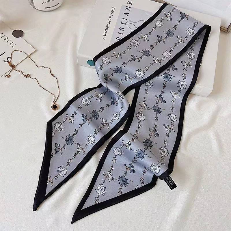 Vintage Floral Silk Silk Scarf - Ethnic Fashion Design 评论和价格