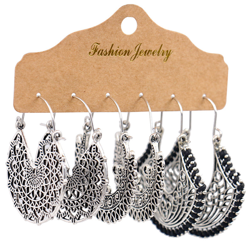 Antique Sliver-Plated Hollow A - Ethnic Fashion India 评论和价格