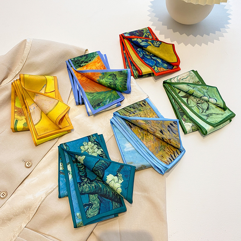 Silk Bow Minimalist Silk Scarf - Ethnic Fashion Design 评论和价格