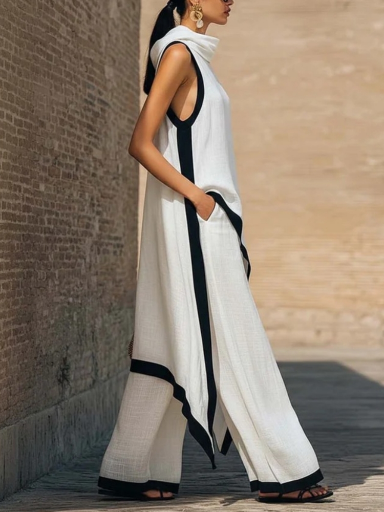 Women's linen Contrast Color S - Ethnic Fashion Design 评论和价格
